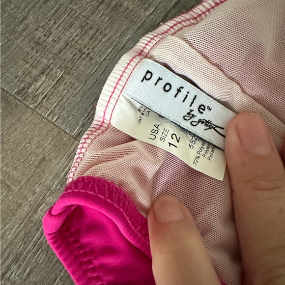 Profile By Gottex Waterfall Rose One Piece Swim Suit With Removable Straps 12 - Picture 10 of 12